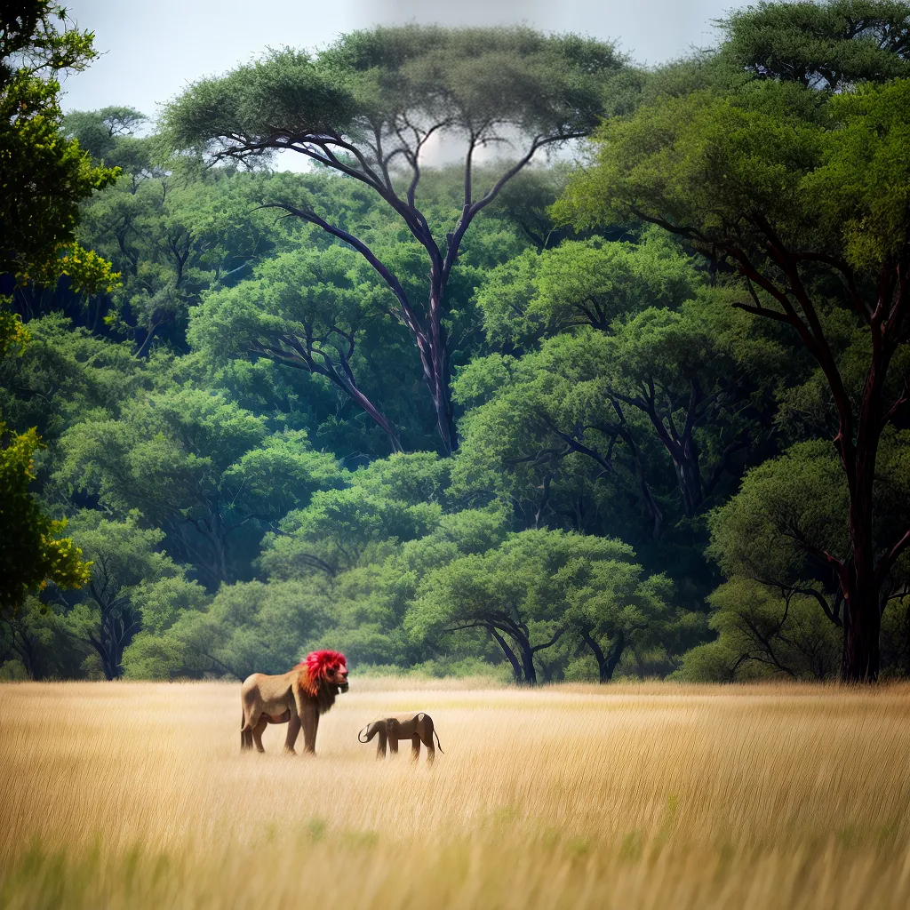 Descubra o Significado de Sonhar com Veterinário e Animais Selvagens com tema de Vida Selvagem 3 Fotos leao veterinario elefantes savana