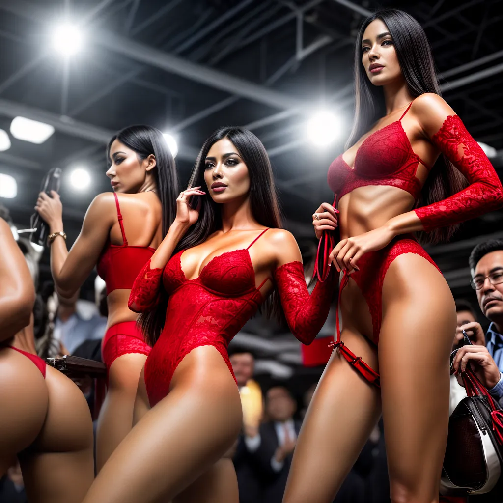 Interpretações dos Sonhos com Lingerie e Leiloeiros 5 Fotos leilao lingerie vermelha mulher confiante