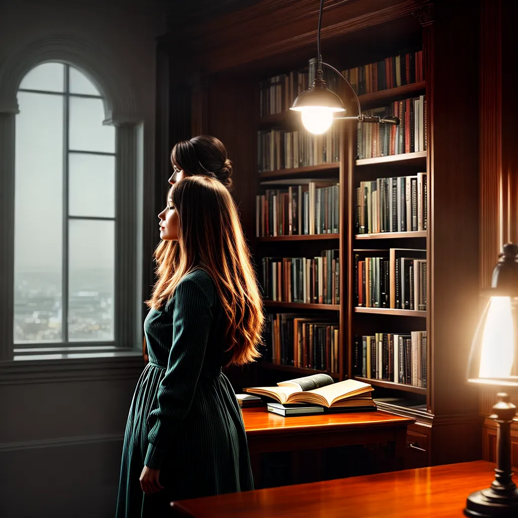 Fotos leitor sonhador luz livros sombra