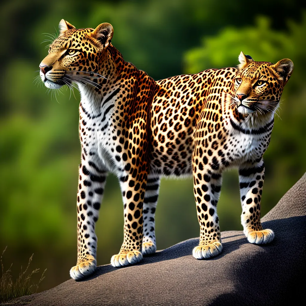 Fotos leopardo forca graca tenacidade