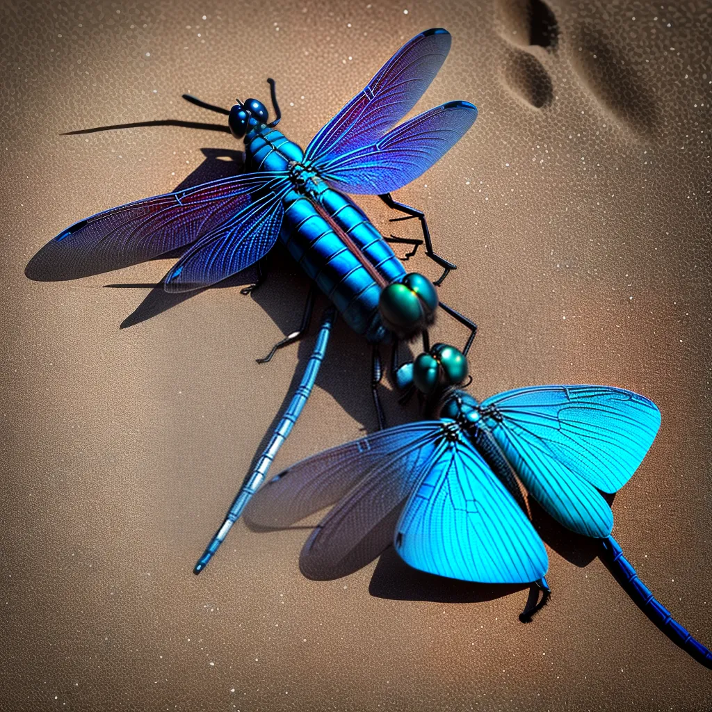 Descubra o que Significa Sonhar com uma Libélula na Praia 6 Fotos libelula azul praia