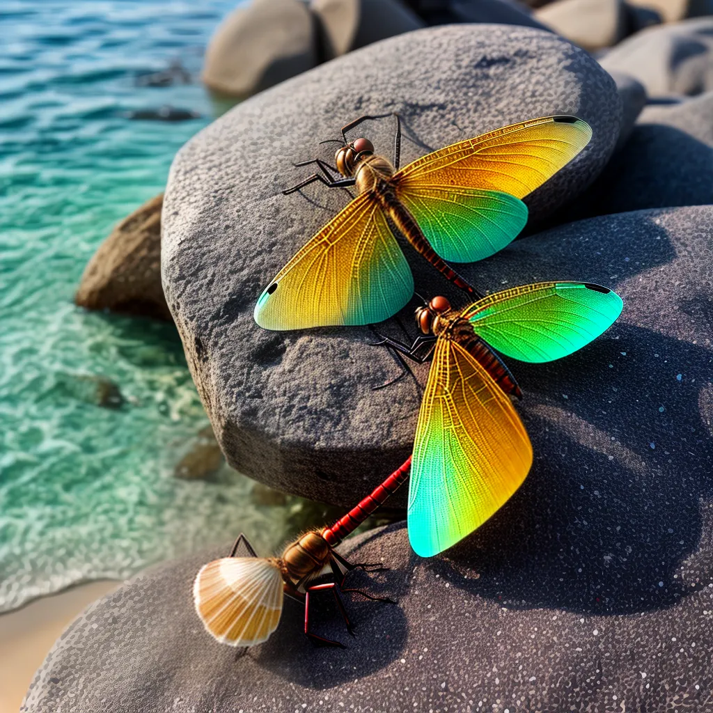 Descubra o que Significa Sonhar com uma Libélula na Praia 4 Fotos libelula concha praia sonho