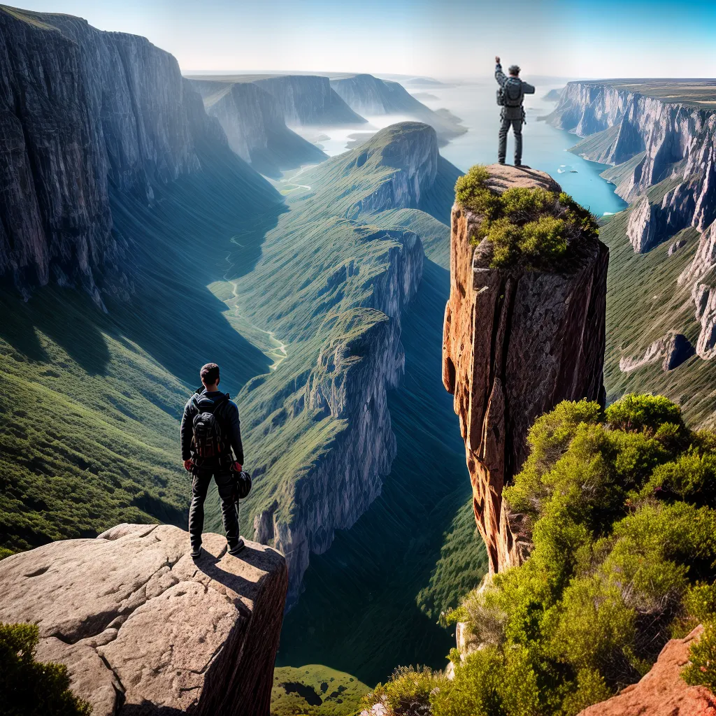 Significado de Sonhar com Desprendimento: Liberdade ou Perda? 2 Fotos liberdade desapego paisagem cliff