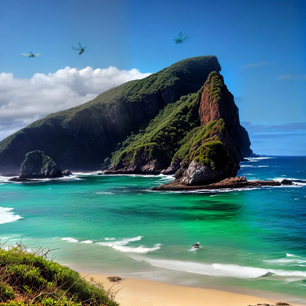 Descubra o que Significa Sonhar com uma Libélula na Praia 5 Fotos liberdade dragao azul verde praia