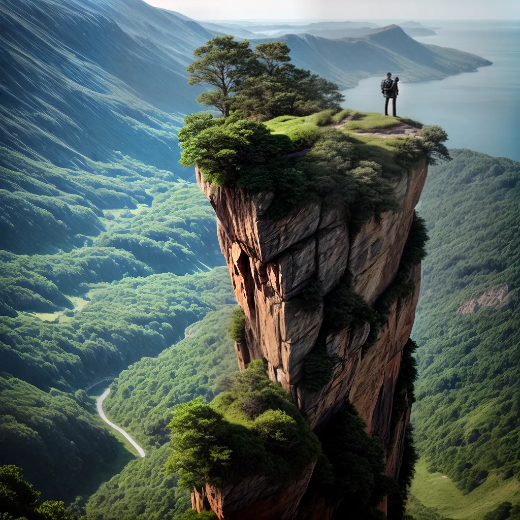 Significado de Sonhar com Desprendimento: Liberdade ou Perda? 3 Fotos liberdade risco paisagem cliff