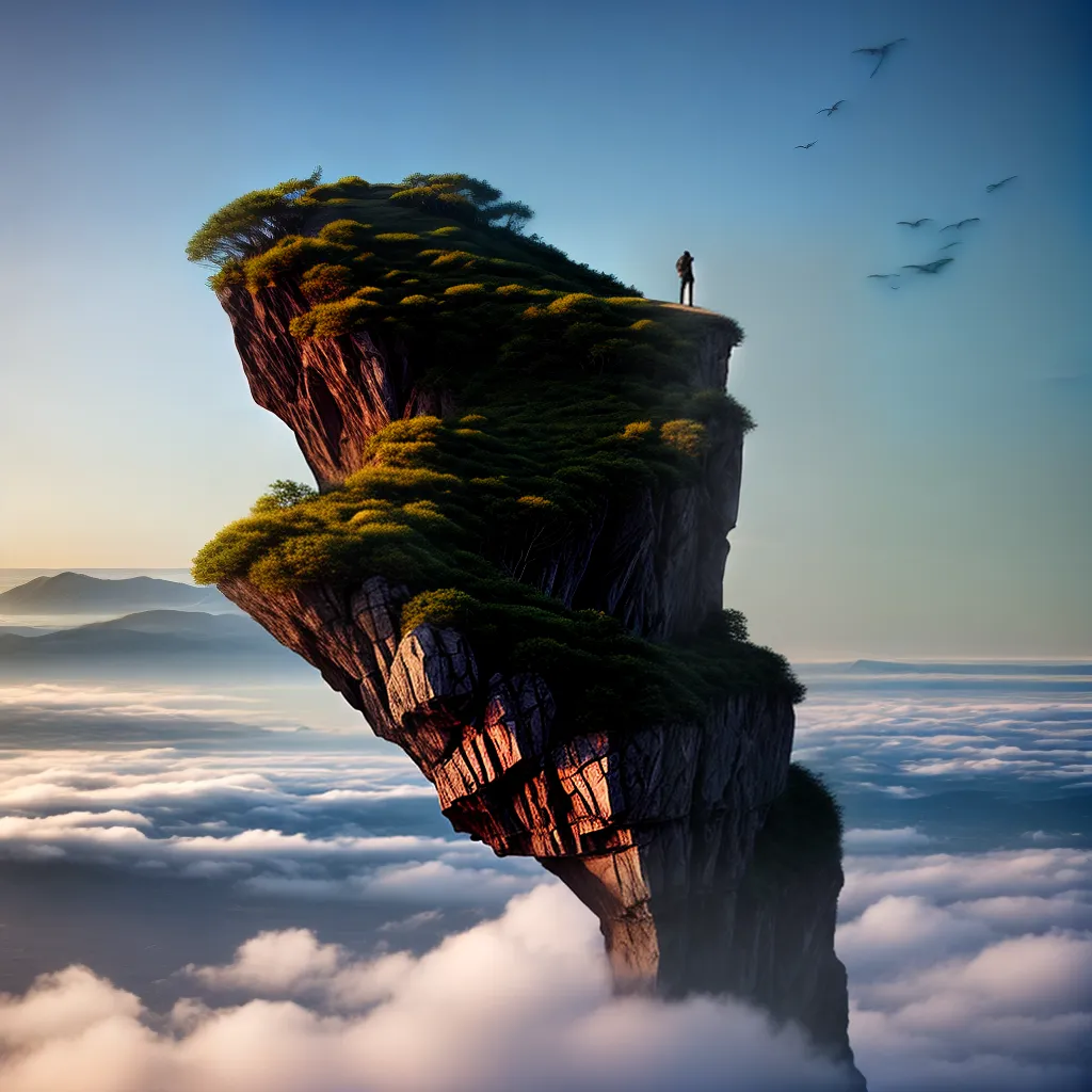 Nefelibato das Nuvens: O que significa sonhar em voar? 3 Fotos liberdade voo pessoa penhasco passaros