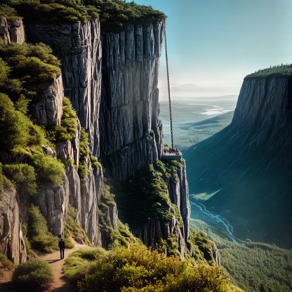 Fotos limite corda paisagem