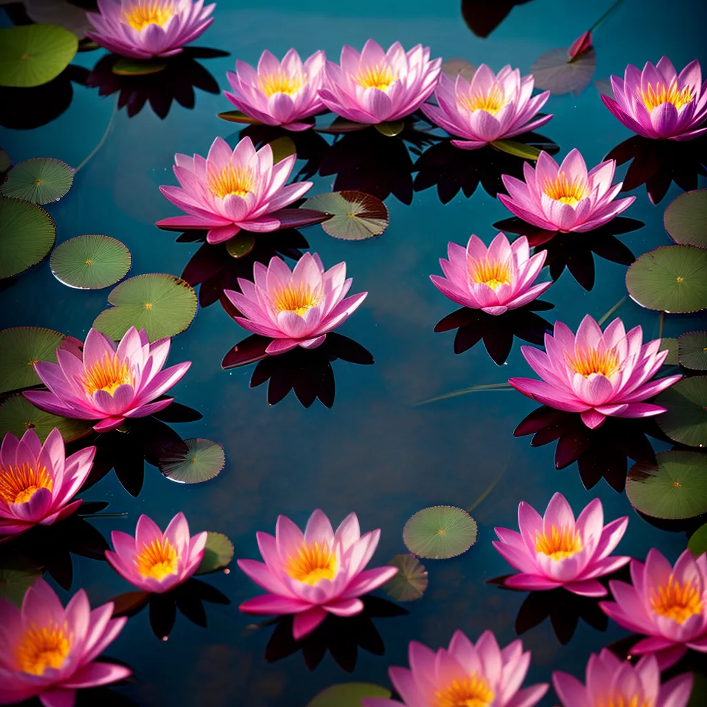 Fotos lirio rosa agua pond dream