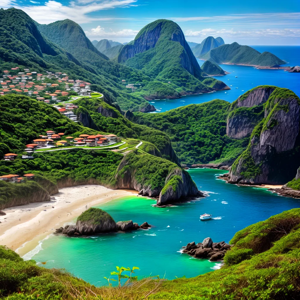 Fotos litoral brasileiro praias cores montanhas