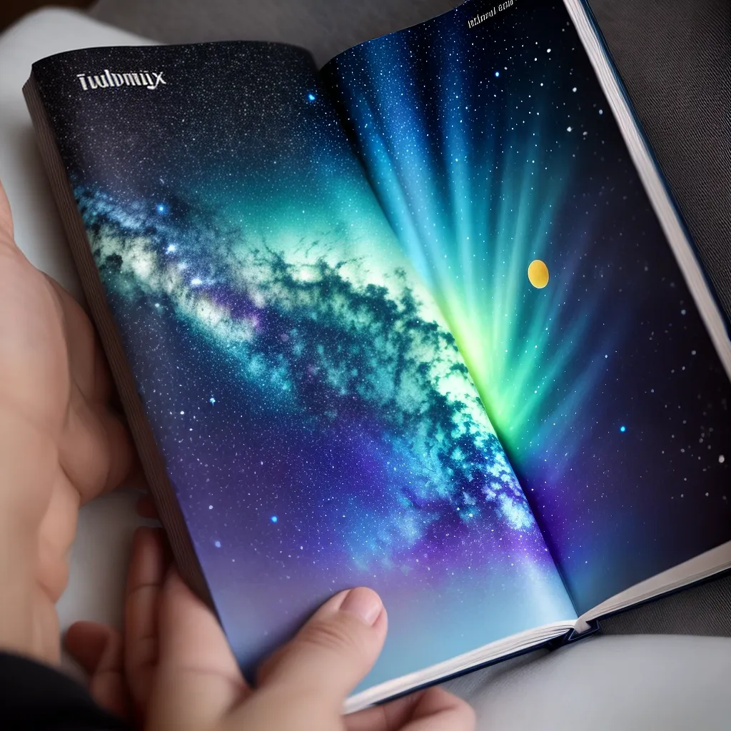 Fotos livro colorido sonhos nuvens estrelas