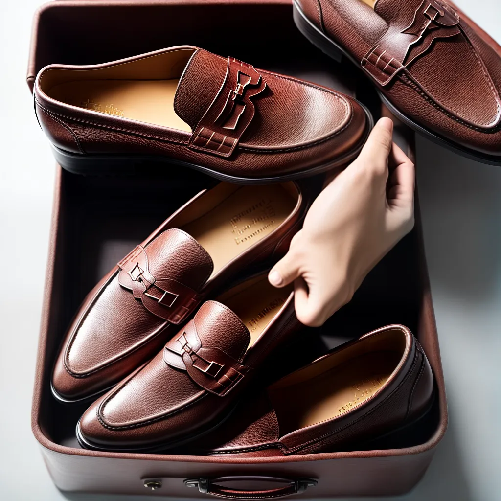 Revelando o que significa sonhar com Sapato mocassim, Maravilhoso(a) e Atração magnética. 2 Fotos loafer couro marrom mala vintage