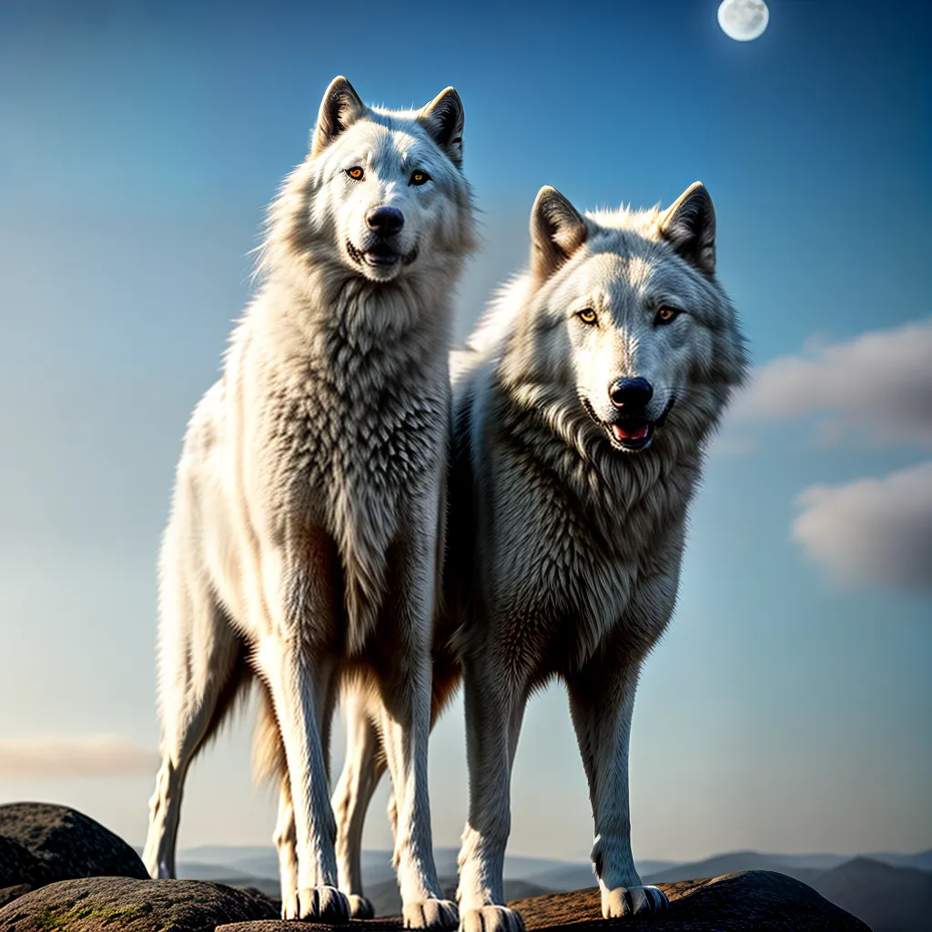 Natureza Mística: Descubra o Significado de Sonhar com Animais Selvagens 5 Fotos lobo branco majestoso cliff floresta mistica