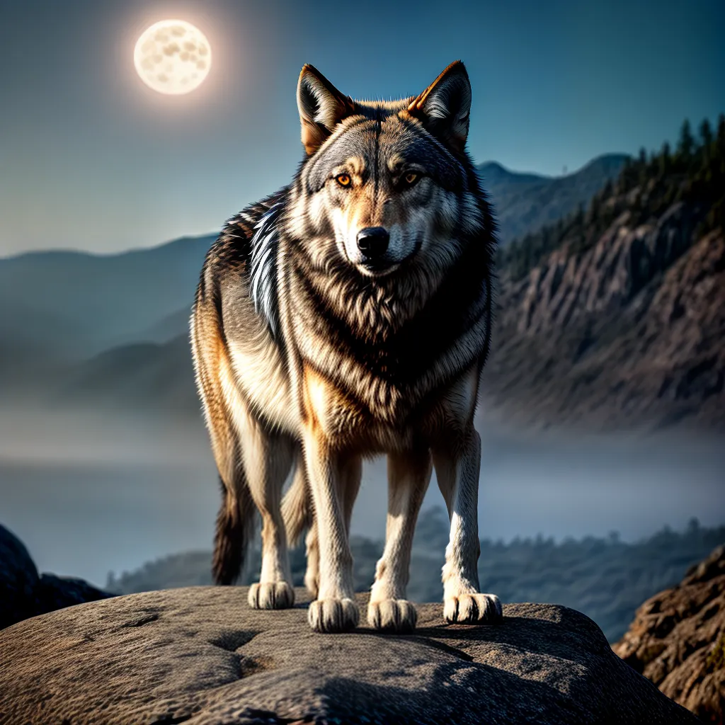 Mistérios do Sonho Selvagem: Significado dos animais 2 Fotos lobo uivando lua cheia 2