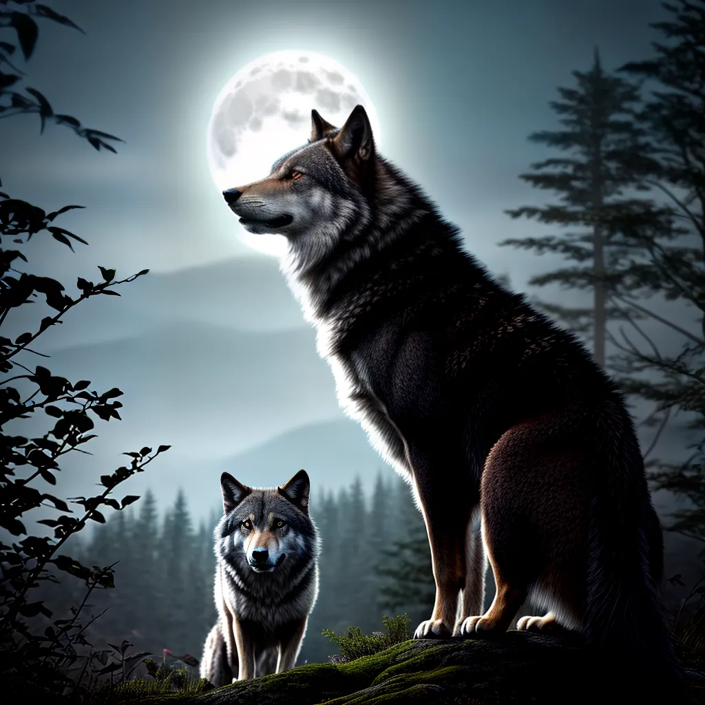 os dos Sonhos com a Lua Cheia 5 Fotos lobo uivando lua cheia