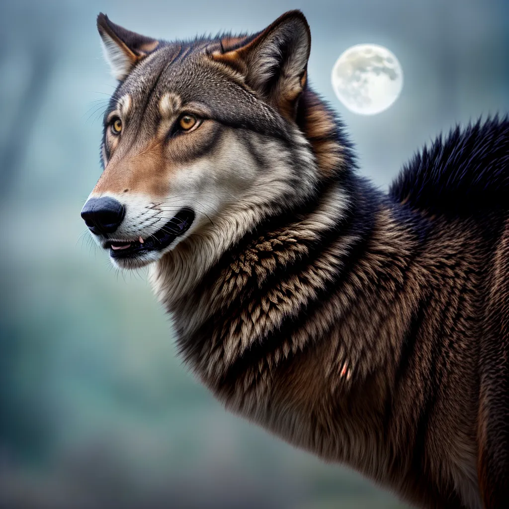Fotos lobo uivando lua liberdade