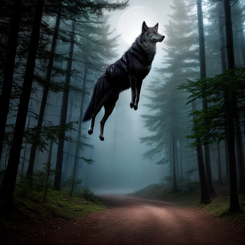 Fotos lobo uivando lua mente selvagem