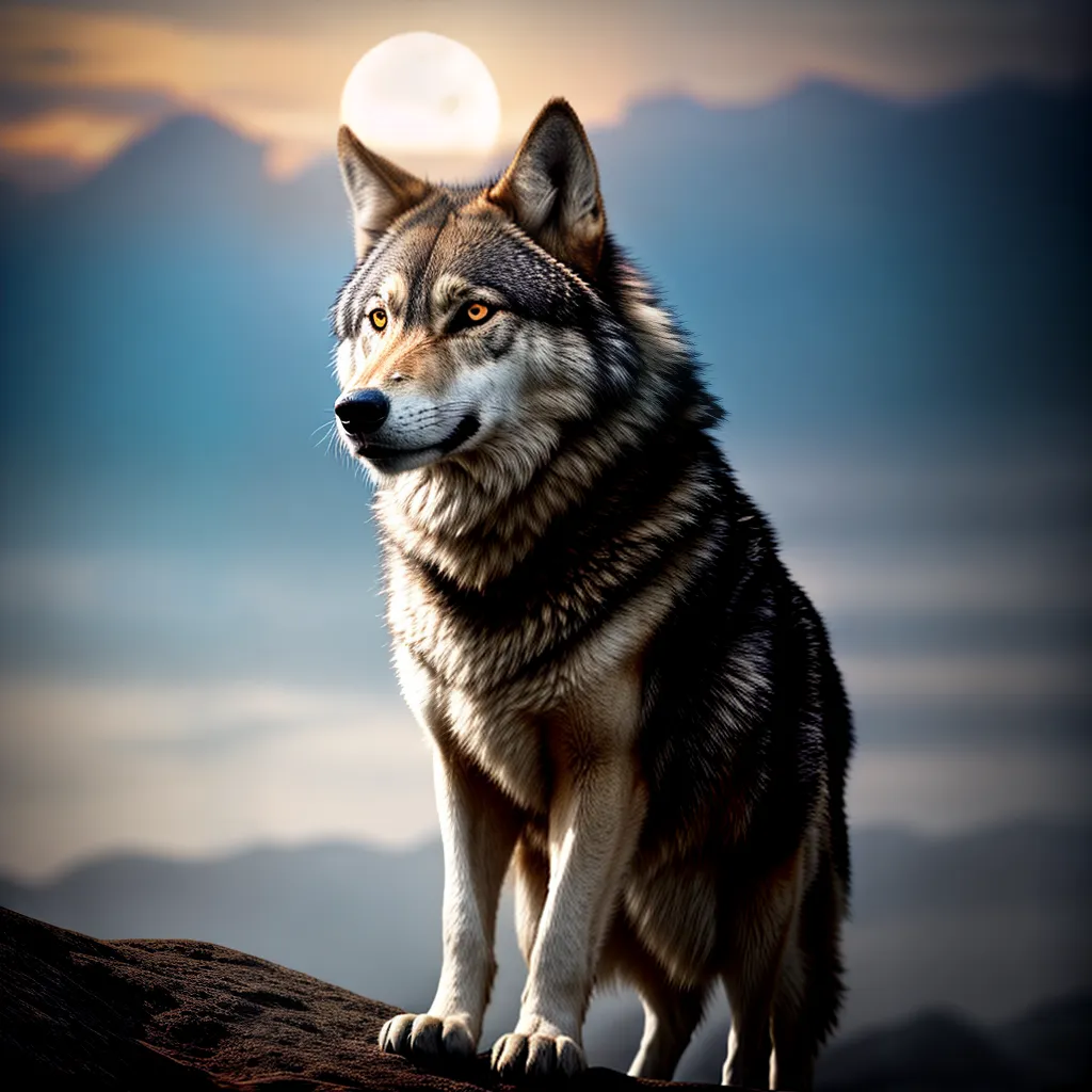 Selvageria e Coragem: Desvendando o Significado de Sonhos na Natureza 4 Fotos lobo uivando lua selvageria corrage