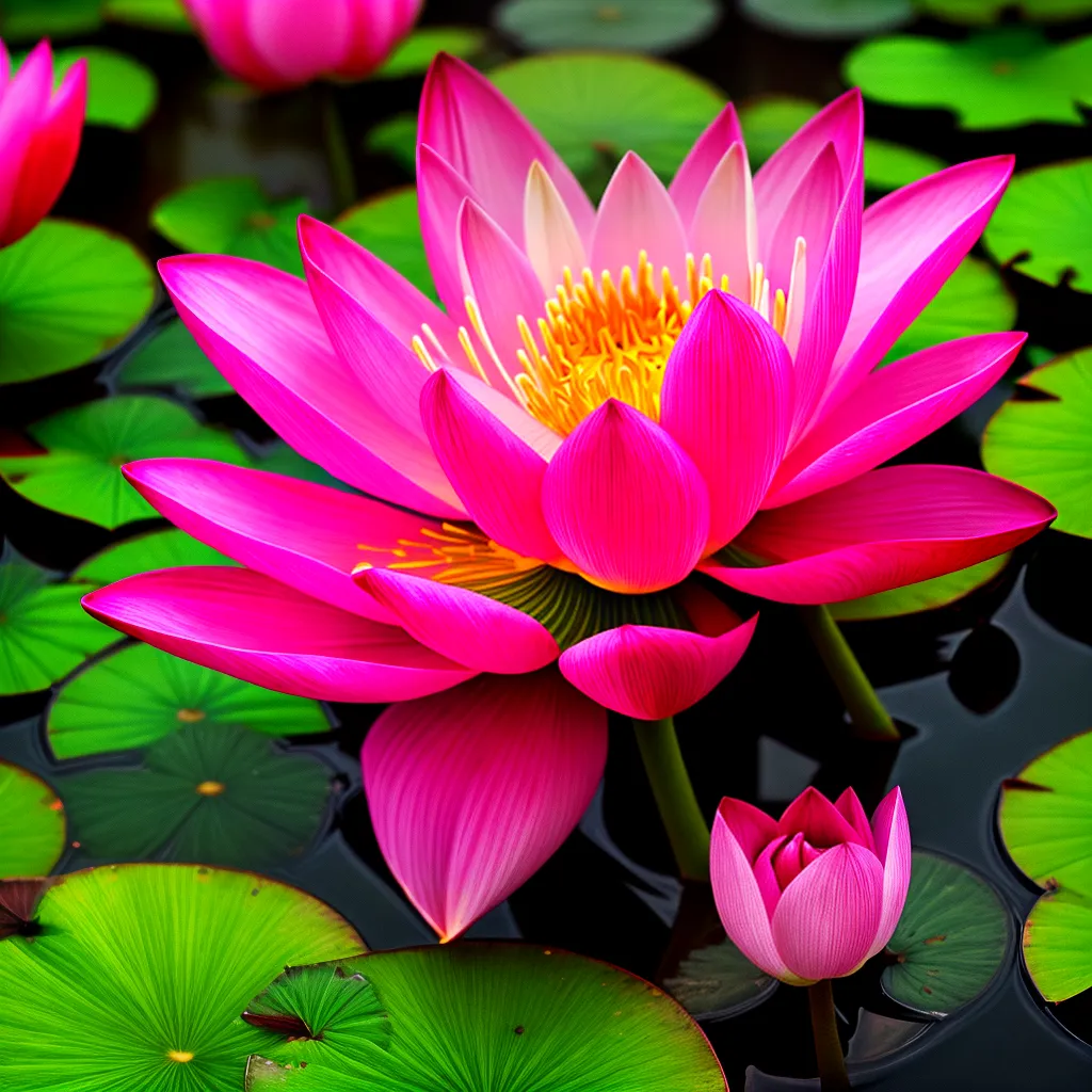 Fotos loto flor estanque serenidade espiritualidade