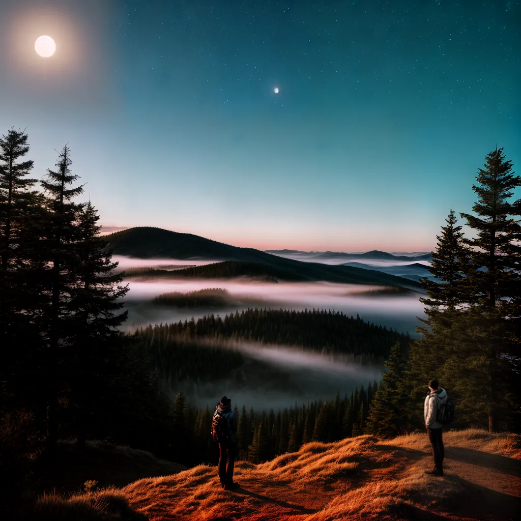 Mistérios dos Sonhos: Descubra o Significado de Sonhar com a Lua Cheia e Estrelas Brilhantes 4 Fotos lua cheia magia pessoa colina
