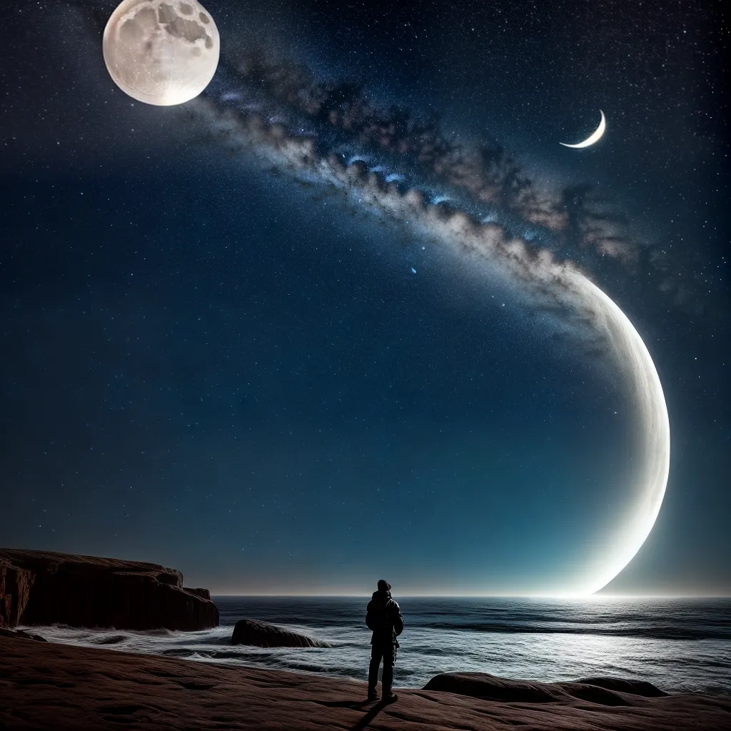 Lua e Estrela nos seus sonhos: qual o significado? 4 Fotos lua estrela sonhos serenidade