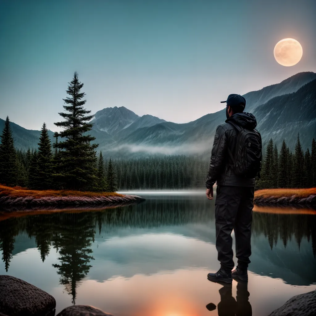 do blog: Desvendando o Significado de Sonhar com Água 5 Fotos lua lago reflexao sonho