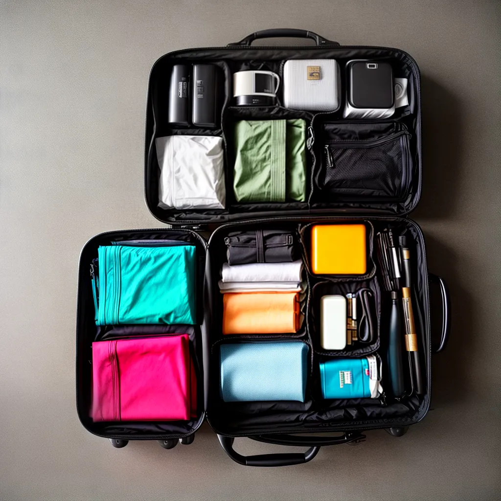 Significado de Sonhar com Elegância e Organização em Viagens Responsáveis 4 Fotos mala organizacao viagem elegante