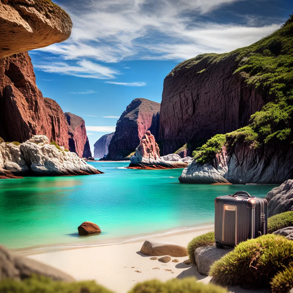 Destino dos Sonhos: Entenda o que Significa Sonhar com Viagem 5 Fotos mala viagem praia agua cristalina