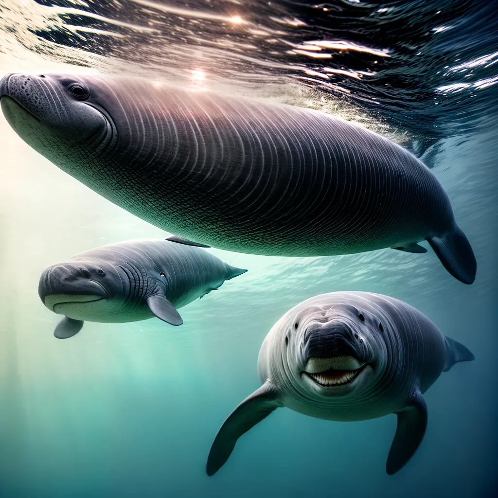 Fotos manatee subaquatico sereno sonho