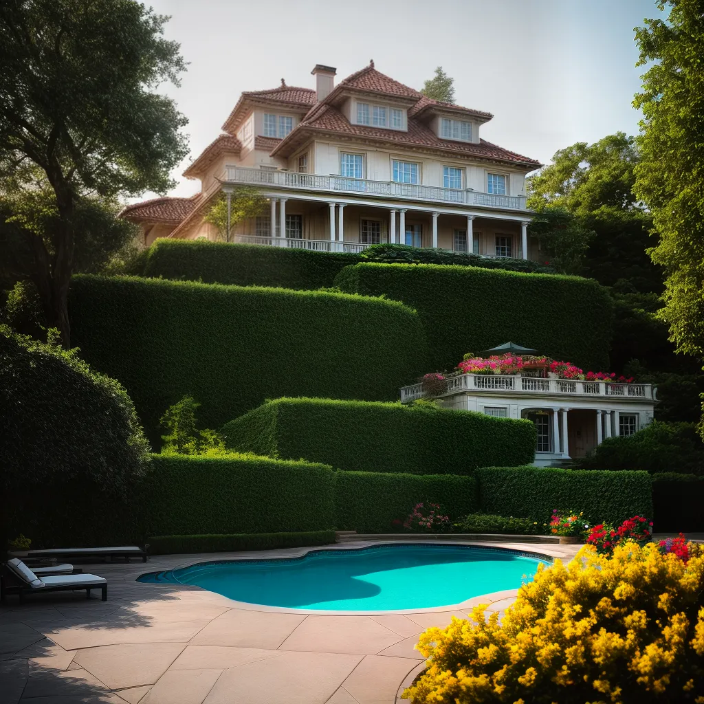 Casas nos Sonhos: Qual o Seu Verdadeiro Significado? 5 Fotos mansao jardim piscina natureza sonho