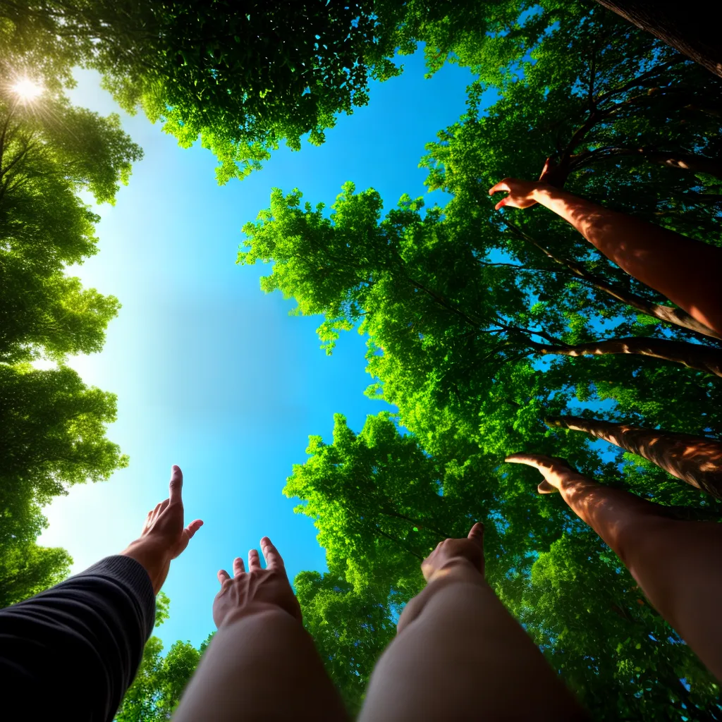 Desvendando o Mistério: O Significado de Lá Ele 11 Fotos mao apontando ceu natureza