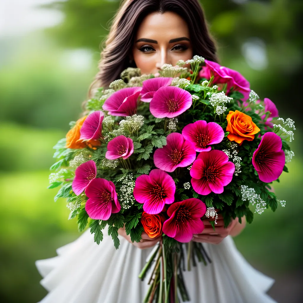 Fotos maos flores geranios protecao