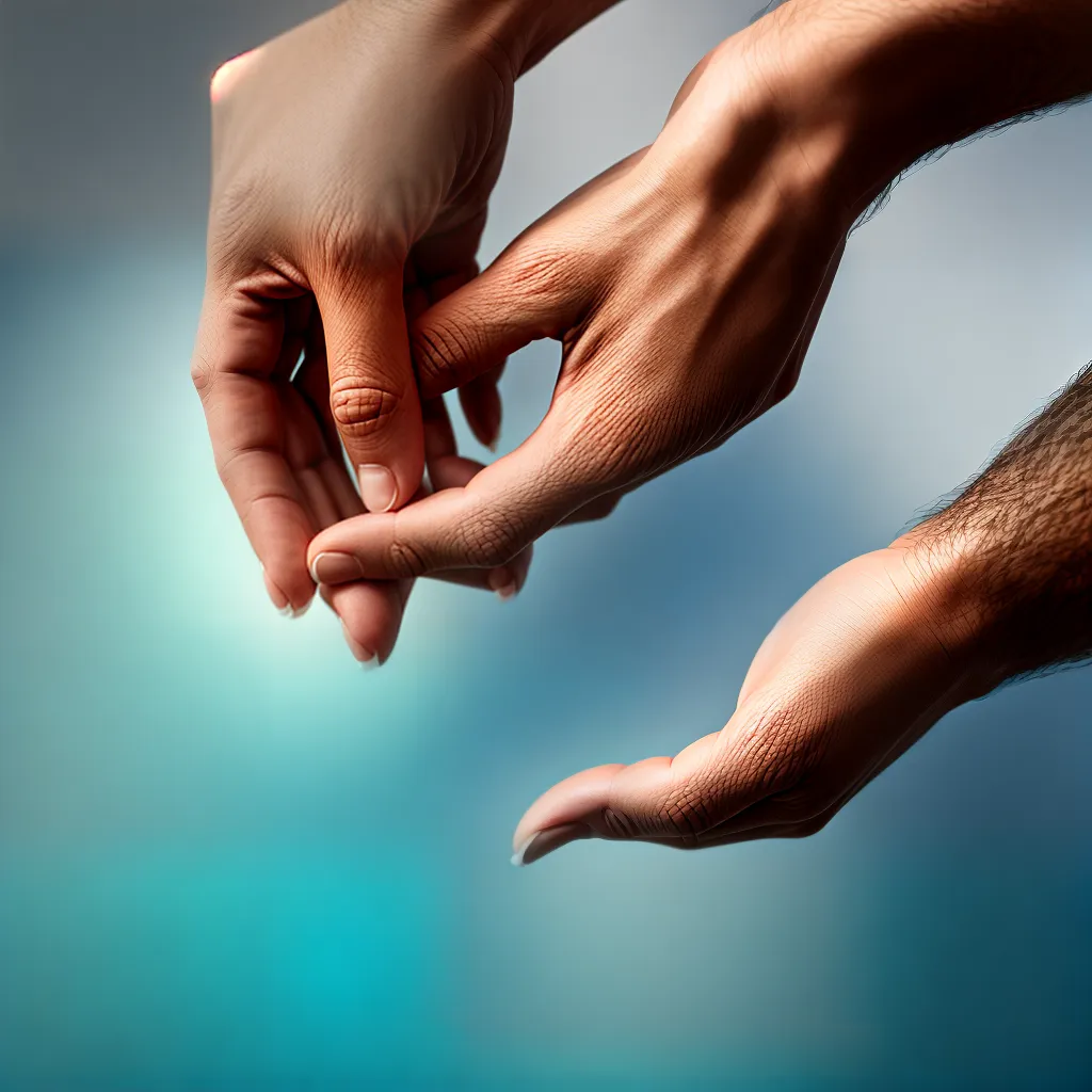 Significado dos Sonhos: Reconciliação, Pedir Perdão e Tolerância 6 Fotos maos perdao reconciliacao fundo azul