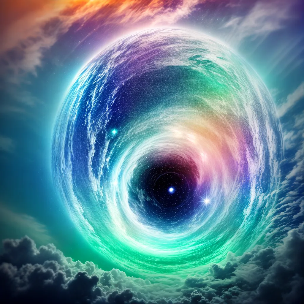 Fotos mapa sonho nuvens estrelas cores