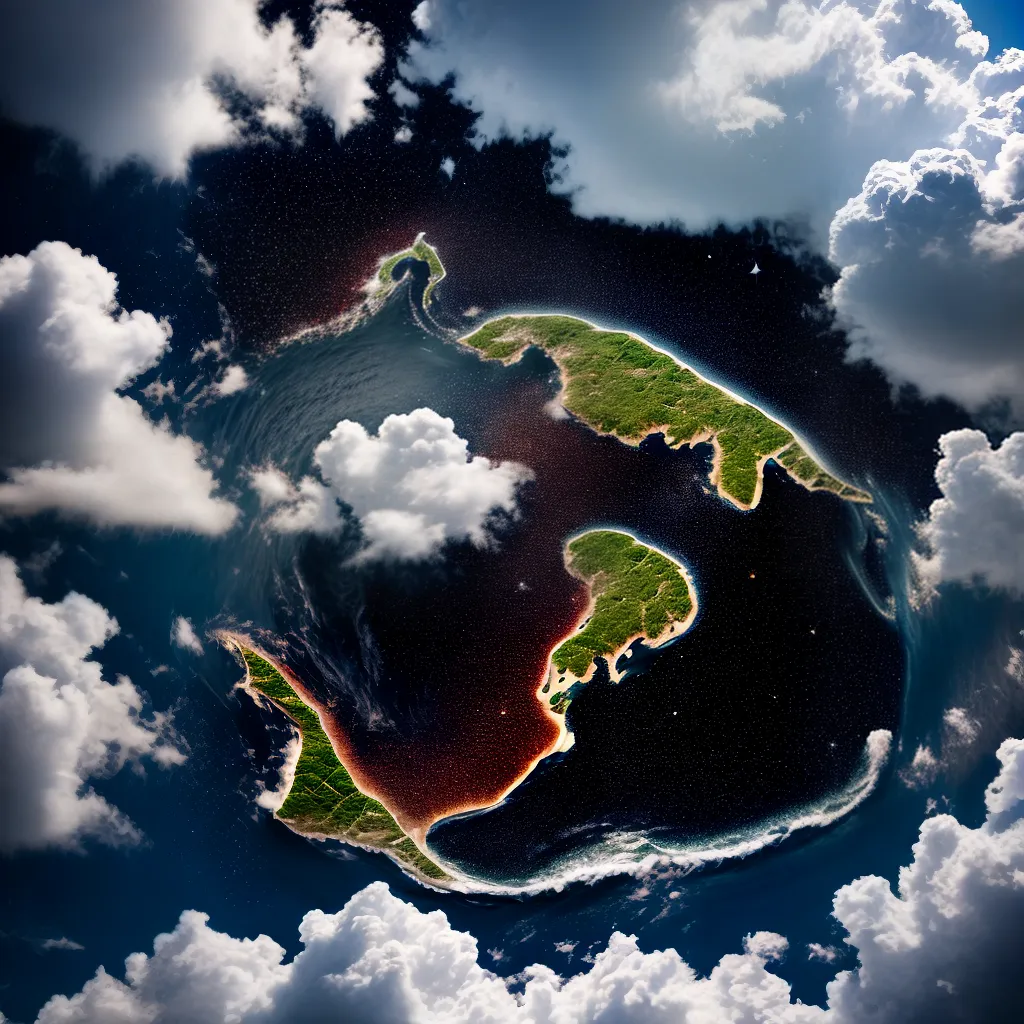 Fotos mapa sonhos nuvens estrelas mundo