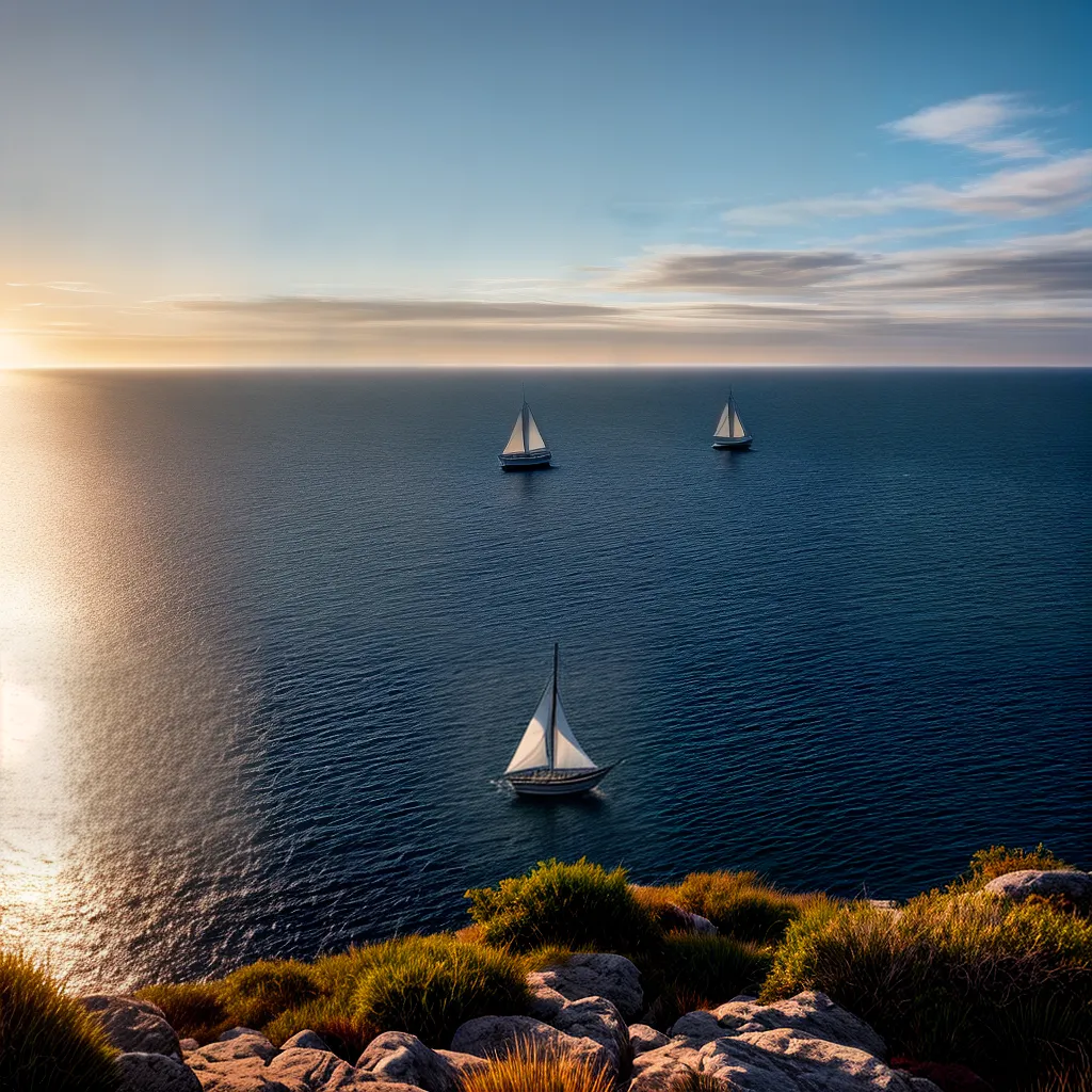 Qual o Significado de Sonhar com Veleiros em Alto Mar? 3 Fotos mar veleiro por do sol liberdade