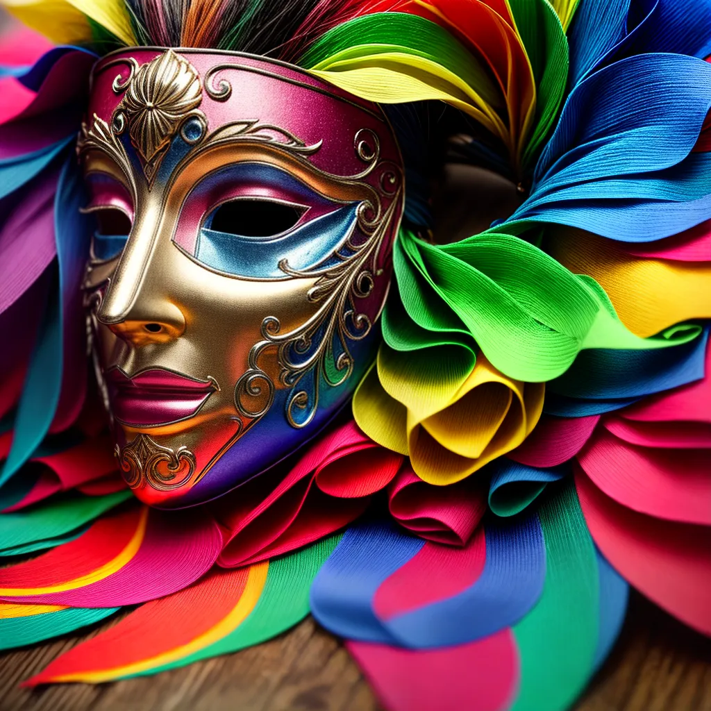 Fotos mascara carnaval luzes confete