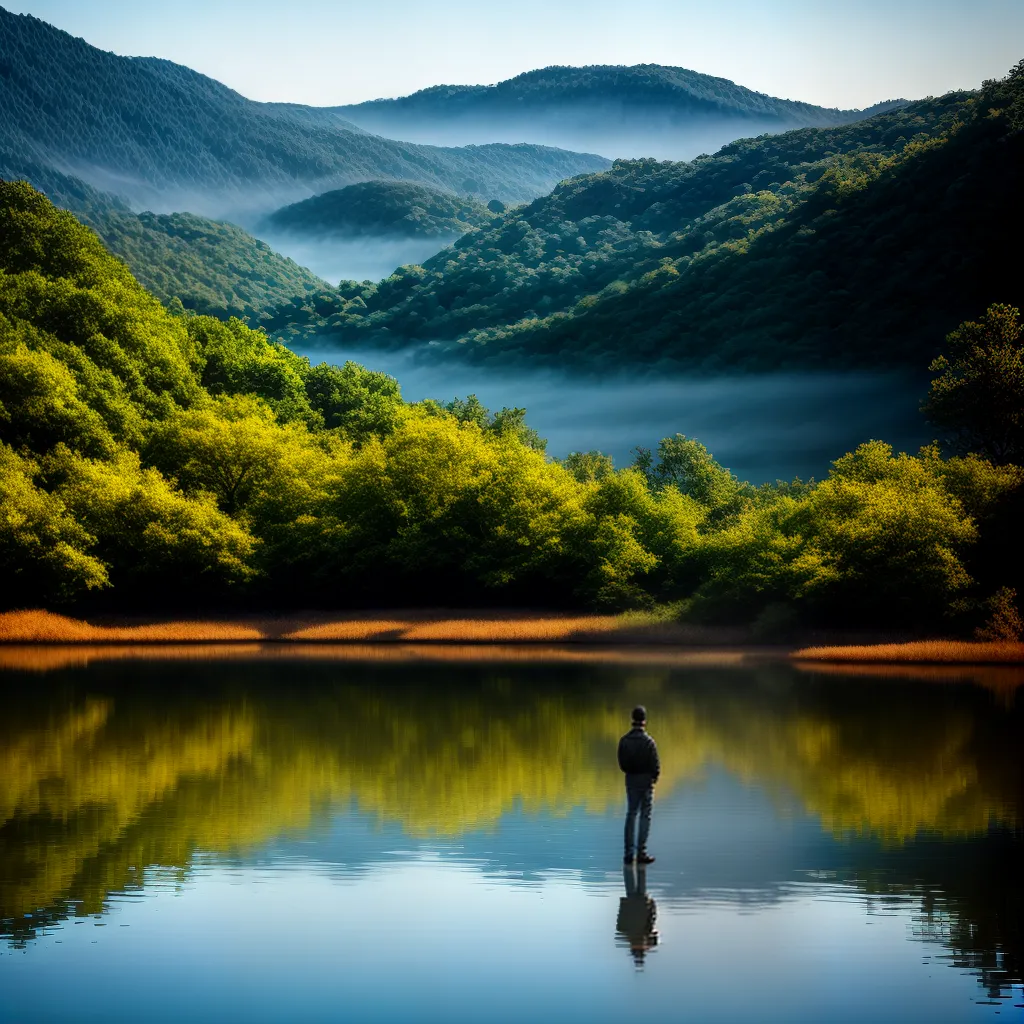 Fotos medalhao ouro lago reflexo sonho