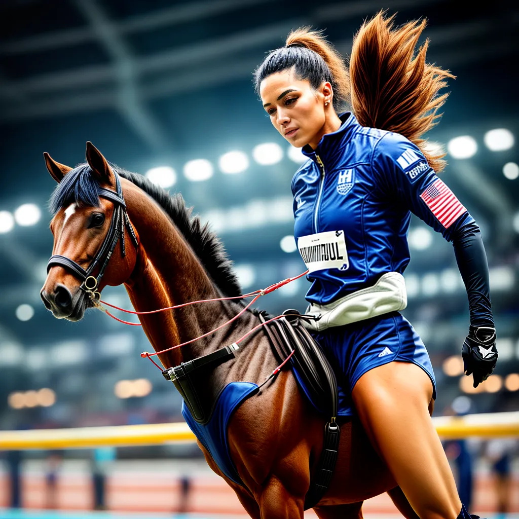 Pentatlo nos Sonhos: A Simbologia do Esporte 6 Fotos medalhista pentatlo atleta determinado