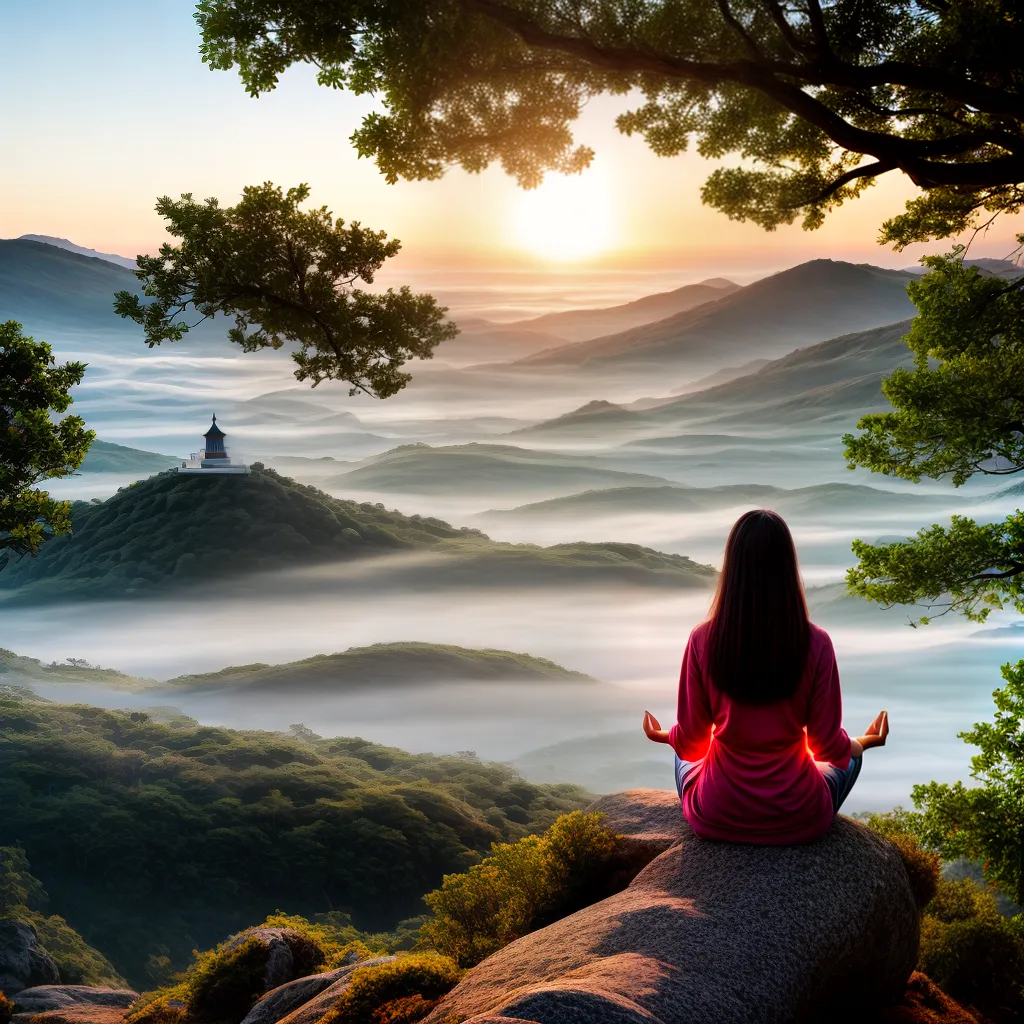 Fotos meditacao amanhecer espiritualidade transformacao