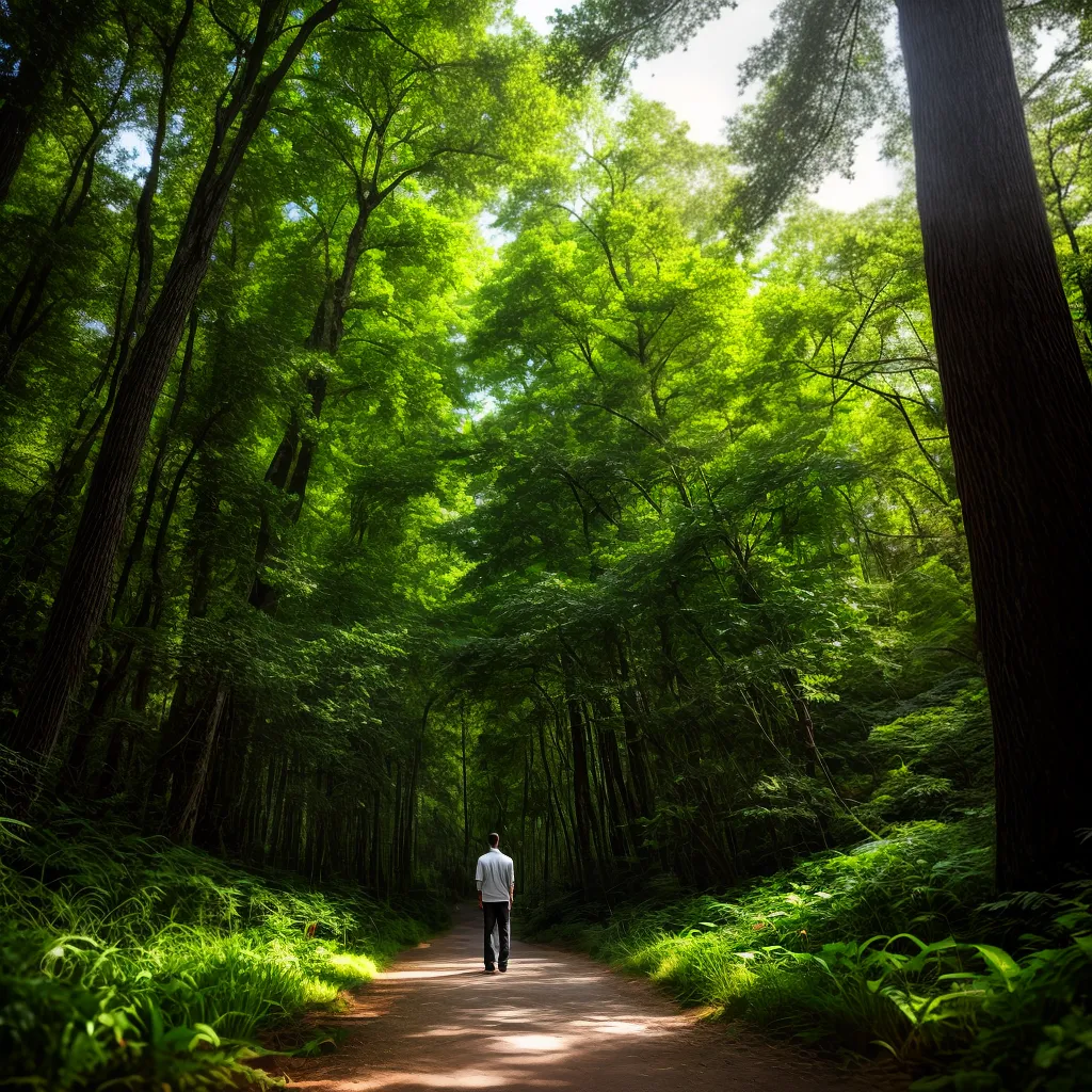 Conexão com a natureza: O que significa sonhar com turismo ecológico 4 Fotos meditacao floresta natureza serenidade