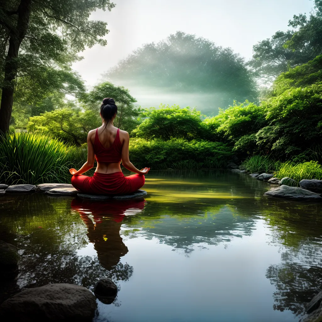Sonhar com ioga: Conexão entre corpo e mente 3 Fotos meditacao jardim equilibrio yoga