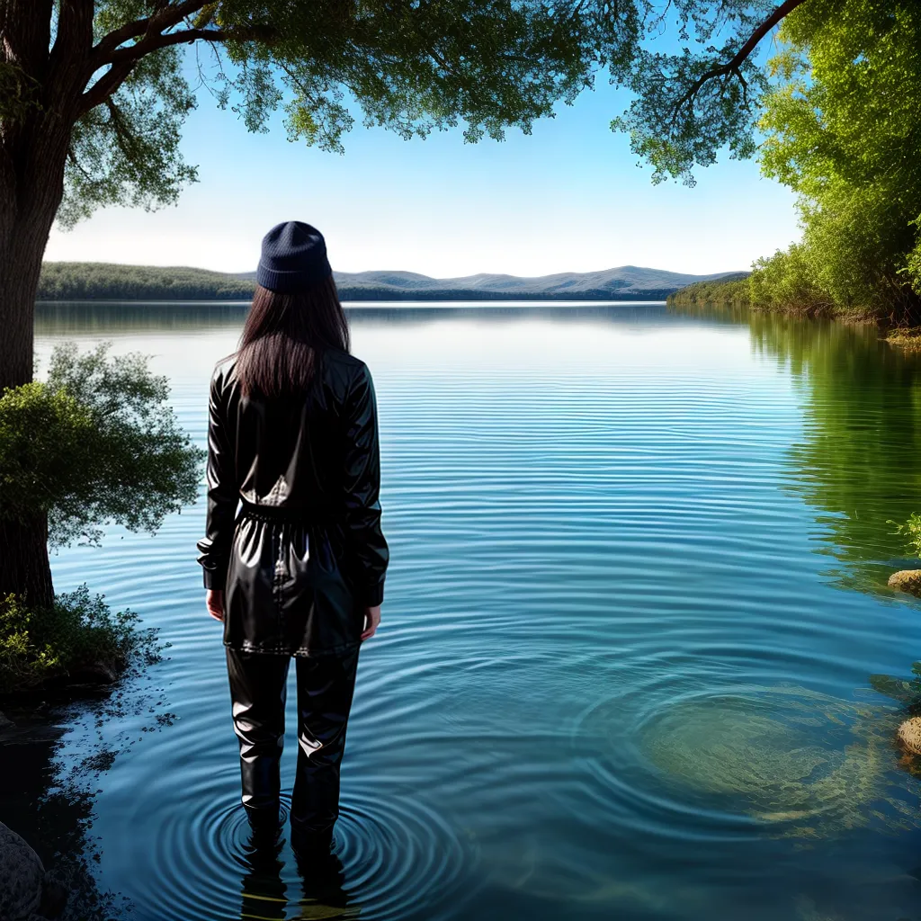 orando o Significado de Sonhar com Água: Do Simbolismo ao Inconsciente 5 Fotos meditacao lago ceu