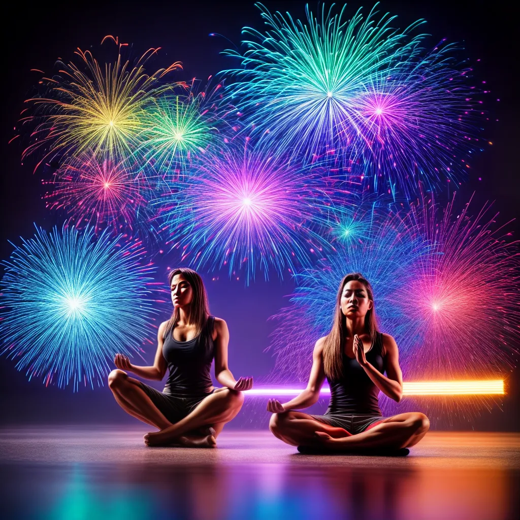 Fotos meditacao numeros flutuantes introspeccao