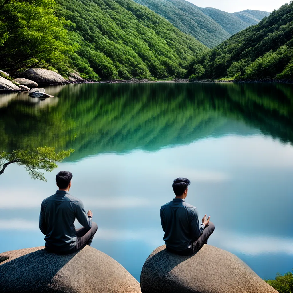 Despertar Interior: Qual o Significado de Sonhar com Meditação e Serenidade? 5 Fotos meditacao paz natureza serenidade
