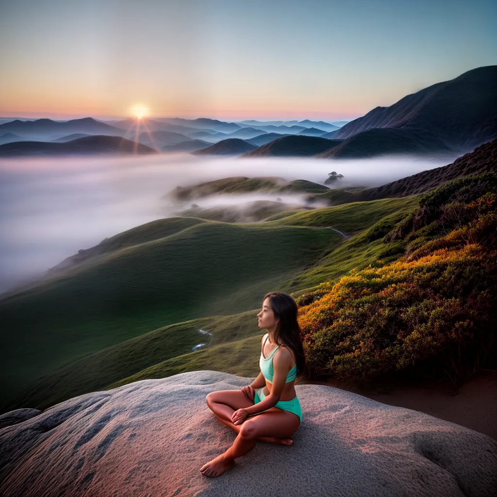 Consolidação dos Sonhos: Aprenda a interpretar e encontrar paz (tema: saúde mental) 6 Fotos meditacao praia por do sol sonhos