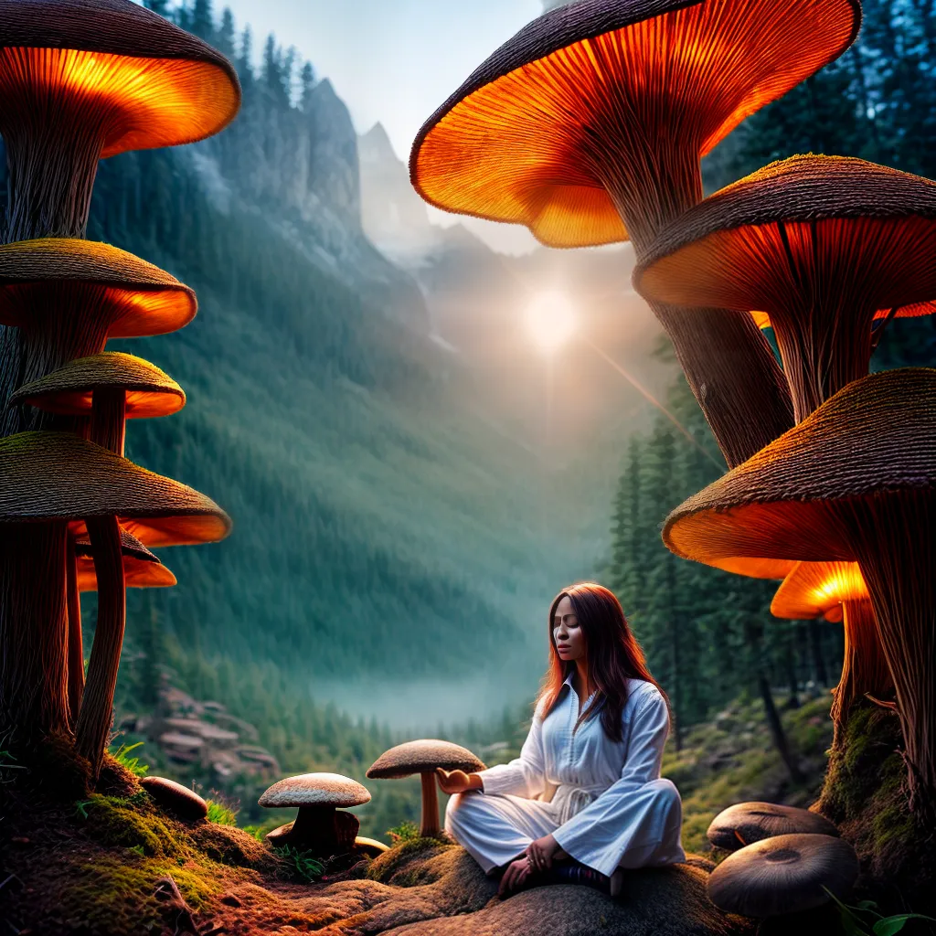 Fotos meditacao sonho simbolos cogumelos
