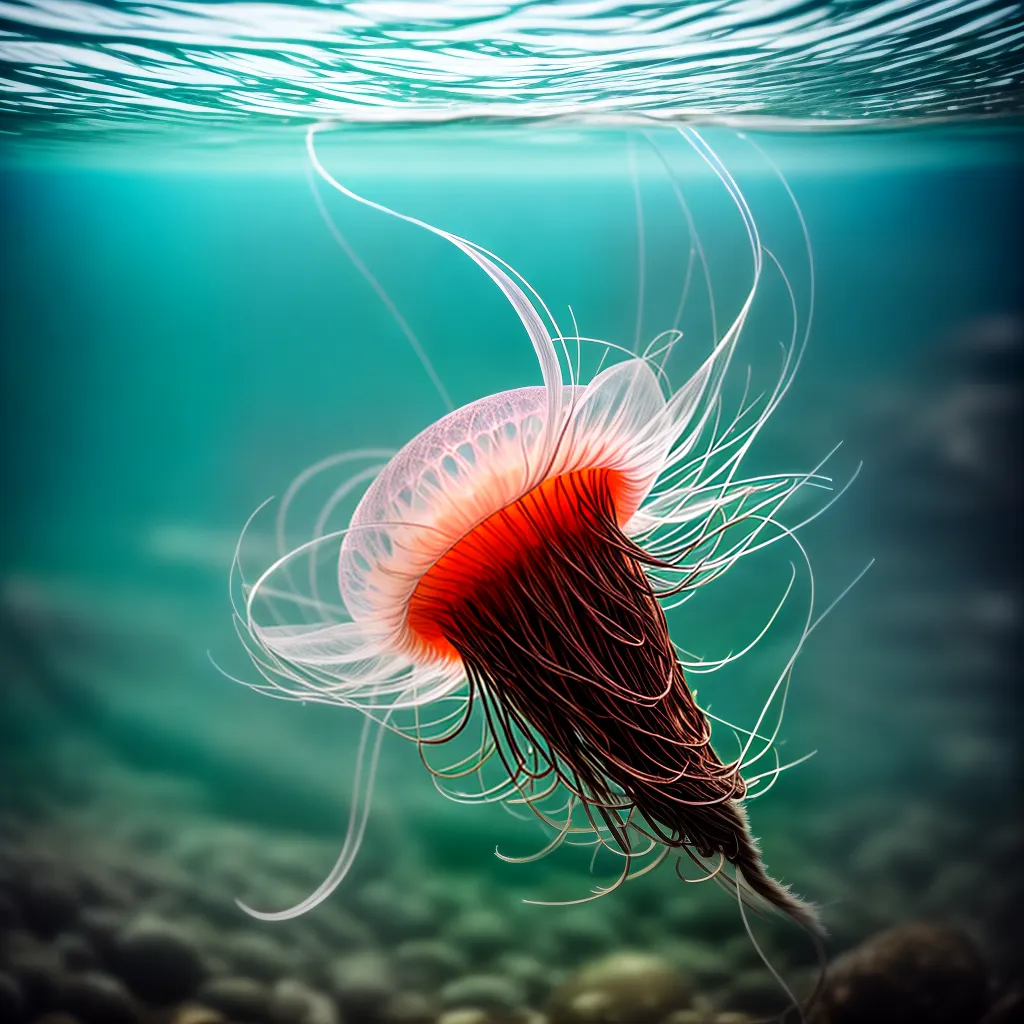 Significados Ocultos de Sonhar com Água-viva 4 Fotos medusa tentaculos agua misterio