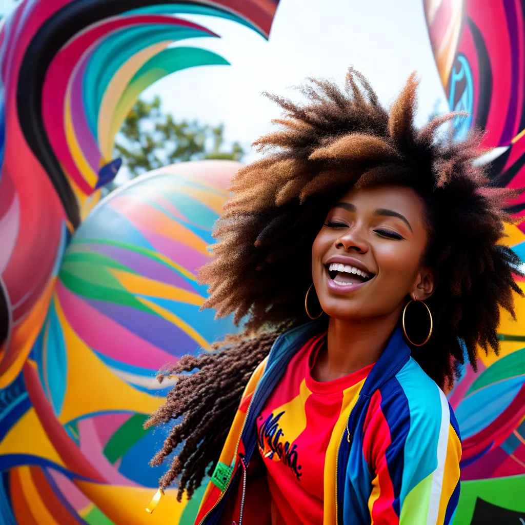 Comunidade Negra e Sonhos: Qual é o significado? 4 Fotos menina negra mural colorido esperanca