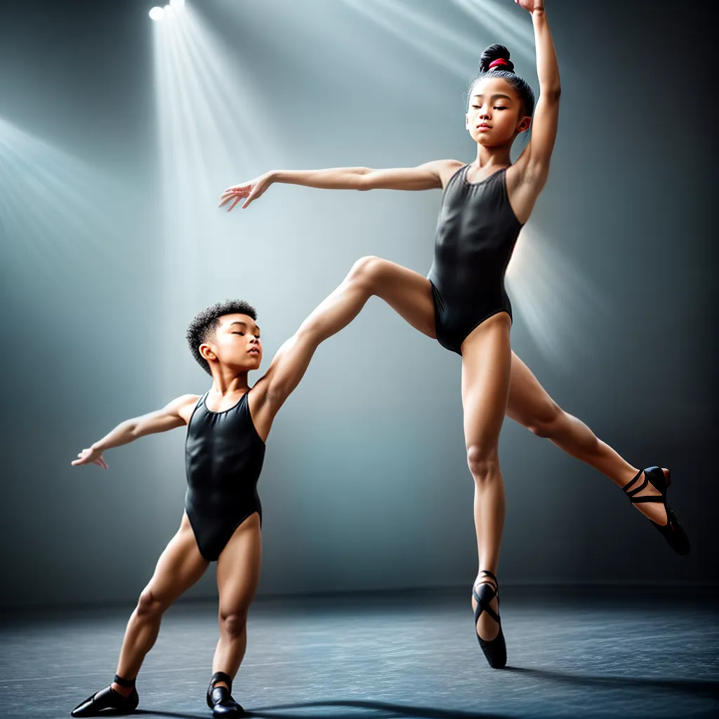 Descubra o Significado de Sonhar com seu Descendente Bailarino. 2 Fotos menino bailarino pirueta arte