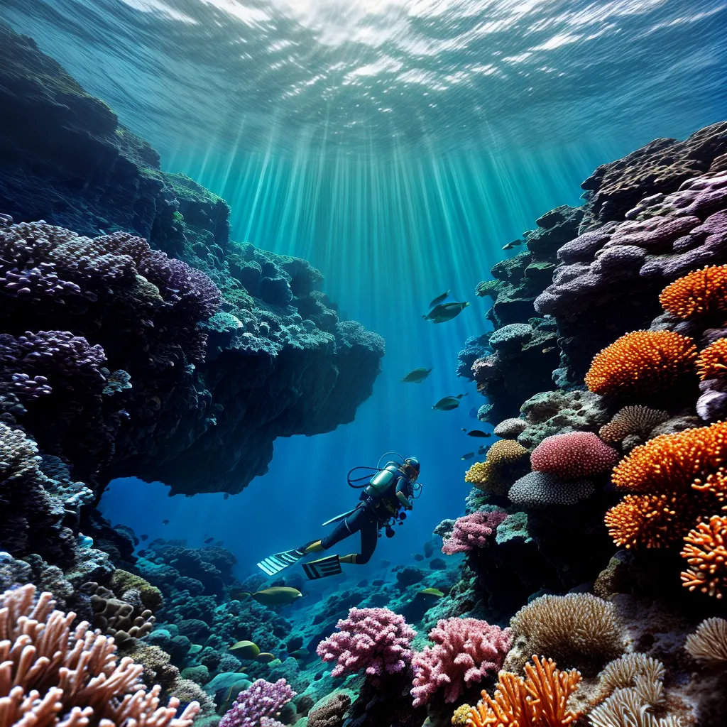 Lembranças no mar: o que significa sonhar com mergulho 5 Fotos mergulhador aventura peixes coral 1